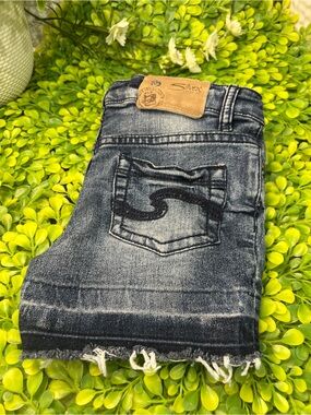 Silver Jeans Men’s Washed Dark Blue Slim Jeans